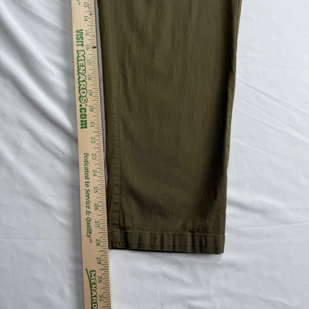 Fabletics Mens The High Side Chino Classic Fit 5-Pocket Pant Olive Green 40x32 - Picture 7 of 10
